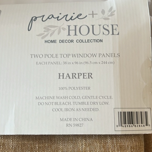 New—96” Pole Top Window Panels (2) - Picture 3 of 6